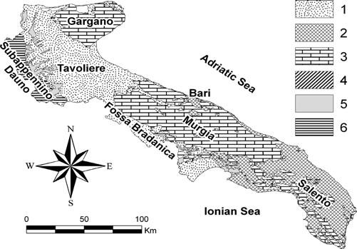 38 M. Polemio and T. Lonigro Fig. 1 Apulian geological-technical map.