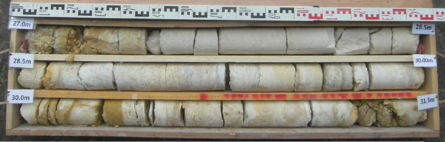 Rus Formation in core samples Three Main Facies (not including Khor