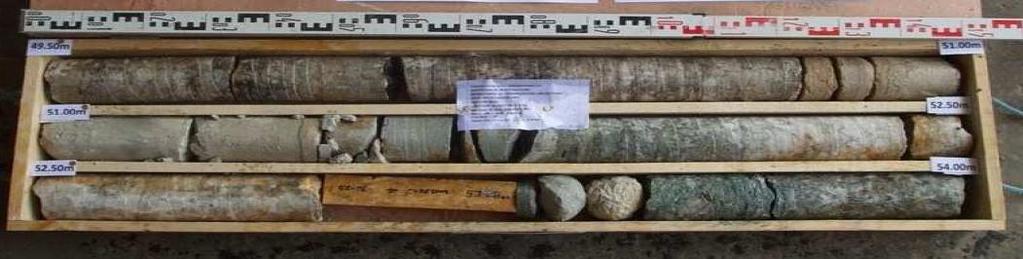 Rus Formation in core samples 3.