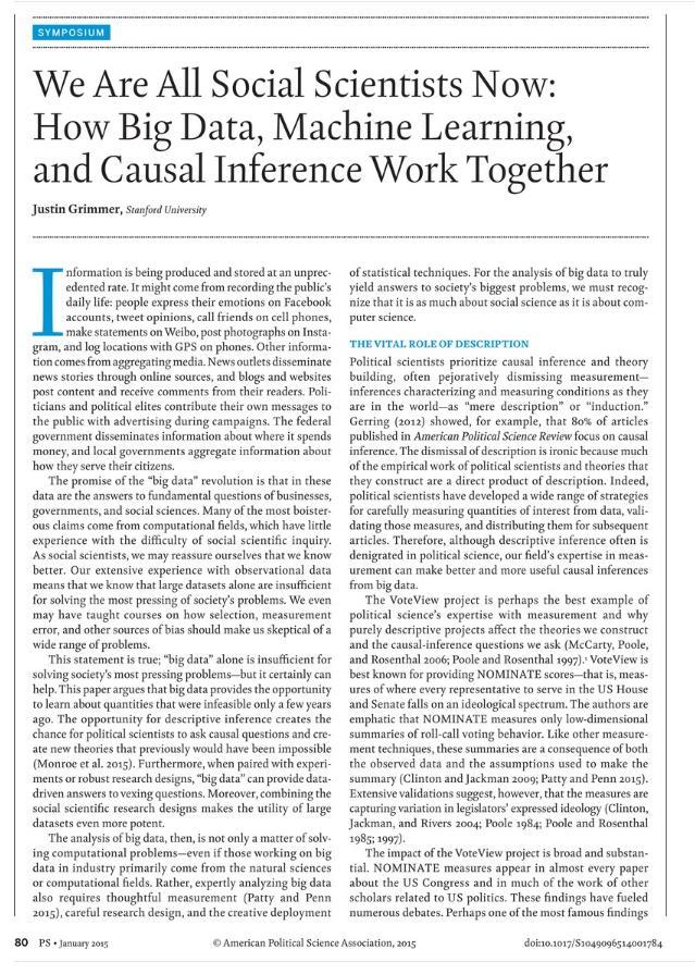 How can machine learning be employed to help with causal inference? The distinction ML as prediction/regularisation tool vs causal inference is not really as clear-cut.