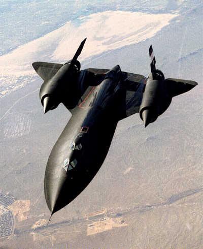 Figure 2 The high engine temperatures in the SR-71 Blackbird required a lubricant having