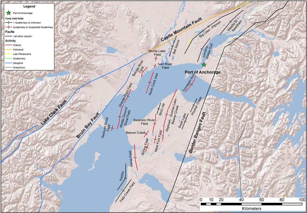 another 113 following the tsunami. The most destruction was attributed to four major landslides, two of which were near the Port at L Street and Turnagain Heights.