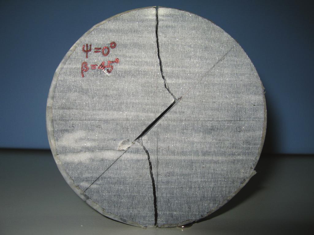 Mathematical Problems in Engineering 21 Figure 14: Photograph of specimen AM-4 after failure ψ 0 and β 45.