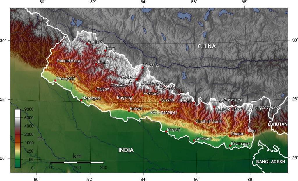 Thrust fault motions, like the motion that produced the recent Nepal earthquakes, are the tectonic motions that "jack up" the Himalaya Mountains.