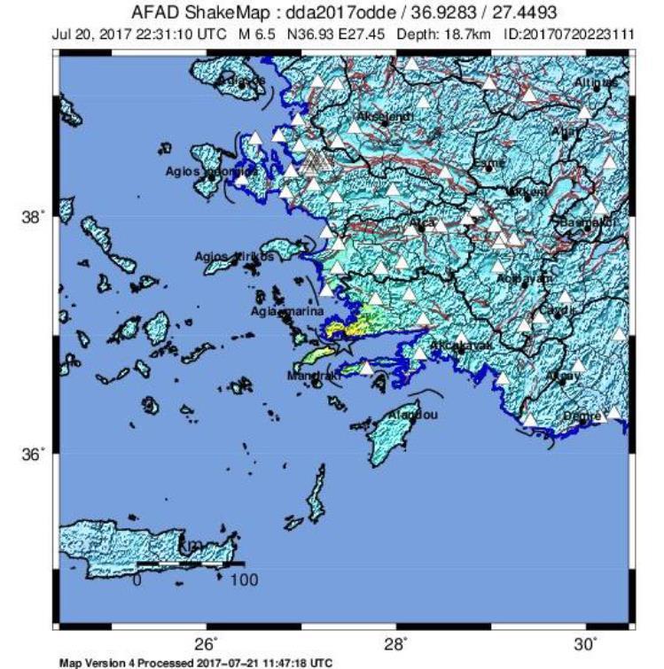 Bodrum Offshore Earthquake (Mw=6.