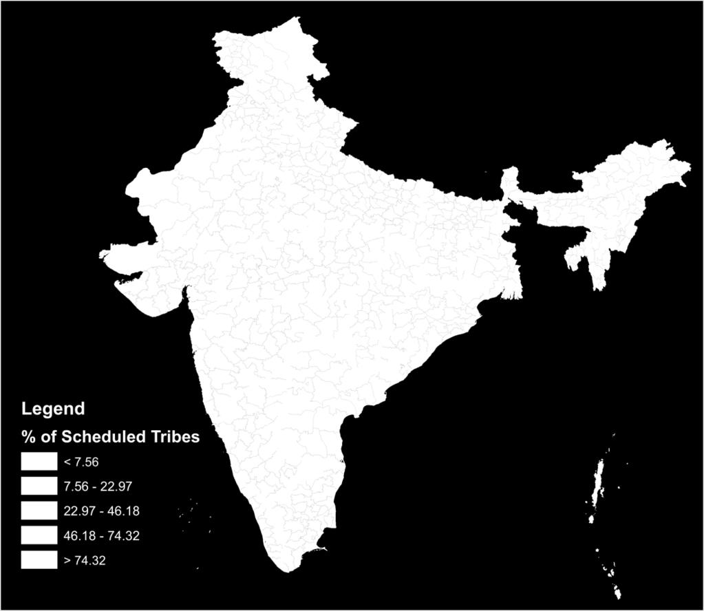 economic opportunities (northeastern region and Madhya Pradesh), abundance of natural resources that are cornered by a few capitalists (Odisha and Chattisgarh), and shortage of rain leading to lower