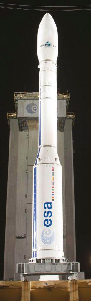 THIRD VEGA LAUNCH FROM THE GUIANA SPACE CENTER On the third Vega launch from the Guiana Space Center (CSG) in French Guiana, Arianespace will orbit Kazakhstan s first Earth observation satellite,