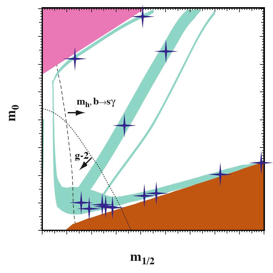 Particle Dark Matter: msugra Benchmark Neutralino Models Focus Point Region (pair ann.