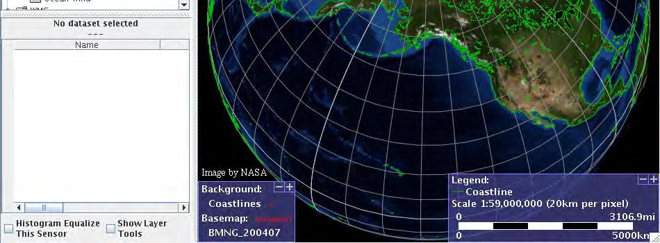 satellites orbiting over Alaska