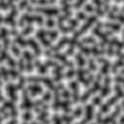 One often uses Perlin noise to generate random maps of initial population