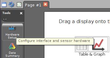An image of the interface will pop up in the hardware setup window.