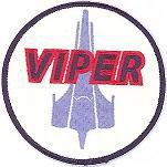 Page 12 Battlestar Galactica Viper Pilots Shoulder 4" Patch This patch worn on the shoulder of