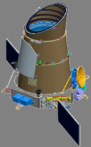 Spacecraft based on Kepler design 95 cm Schmidt