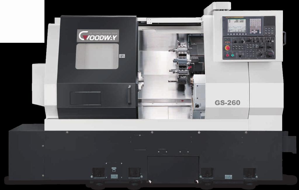 G- eries Construction pindle Turret Multi-Tasking ULTRA PERFRMANCE CNC TURNING CENTER Packed with industry leading technology and top quality components, the Goodway G- series turning centers combine