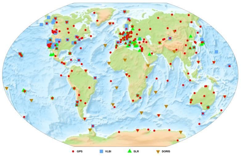 SIRGAS realization SIRGAS is a densification of the global network ITRF - to guarantee consistency between terrestrial reference