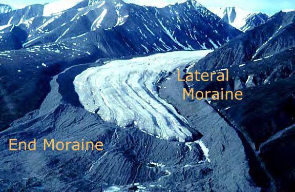 Glacial Landforms- Moraines Moraine is a landform made of till.