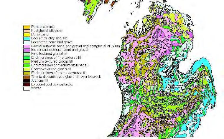Quaternary Geology of Southern Michigan Black River and Paw Paw River