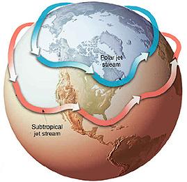 The Boundaries between Cells where air pressure differences can drive fast winds, are called the Jet Streams.