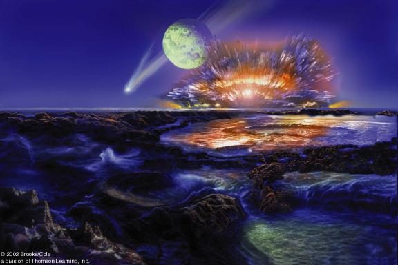 Early Earth was a violent place,