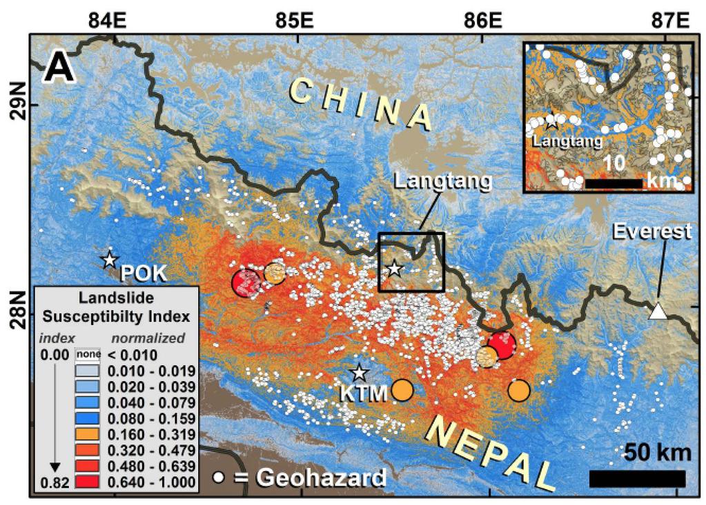 4312 landslides mapped by a large volunteer team of satellite image analysts (Kargel et al. 2016).