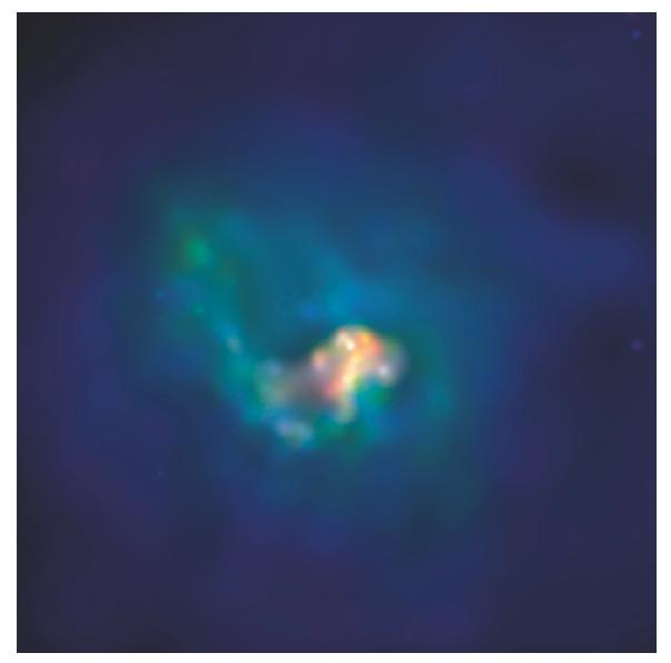 Cooling Flows in Clusters Chandra image of Centarus cluster.