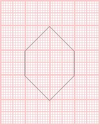 ID : U-92206-76-2397-Mensuration-Perimeter-Area-Volume [3] (9) Find the area of the given f igure (Area of each big square on the graph paper is 1 cm 2 ). a. 4 cm 2 b. 4.5 cm 2 c. 5 cm 2 d. 3.