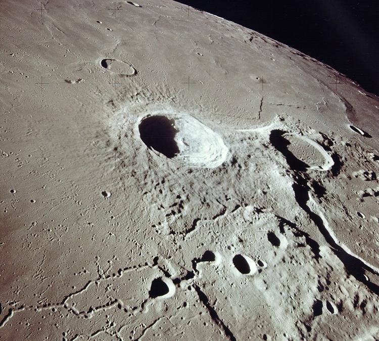 Round due to high speed impact of meteors (112,000 mph) Craters With an