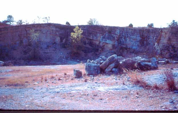 Woodford Shale in Arbuckle Mountains Hunton