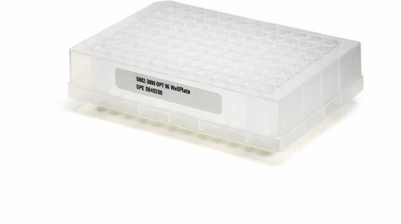 POLYMER SampliQ 96-Well Plates Agilent SampliQ SPE is available in a convenient 96-well plate format for high-throughput applications such as pharmaceutical method development.