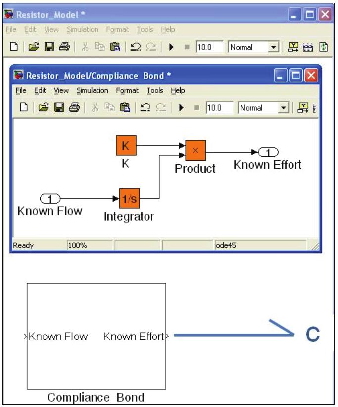 276 Engineering Education and Research Using MATLAB Compliance bond It provides an interface that allows the user to simulate a component that stores energy from the system.