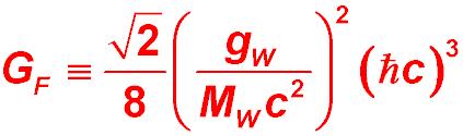 Decay of the Muon g W and M W do not