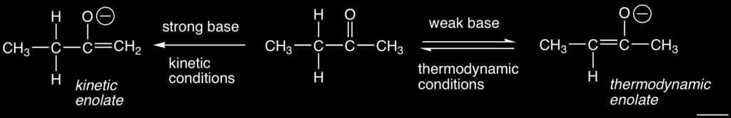 P. Wipf - Chem 2320 5 3/20/2006 The enol tautomer is quite reactive toward electrophiles, and the above equilibrium rapidly regenerates new enols in the presence of acid or base catalysts.