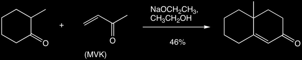 A combination of conjugate addition of an enolate anion to an α,βunsaturated ketone (Michael addition) with subsequent intramolecular