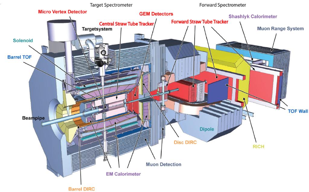 Figure 2. Schematic view of the PANDA detector.