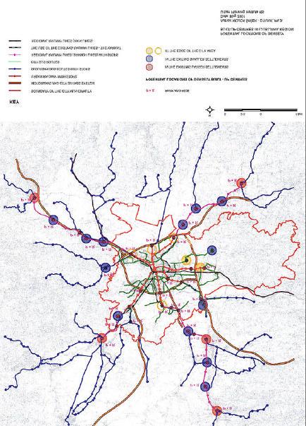 Slovenian Towns 209 Fig. 1: The model of decentralized concentration in Ljubljana functional region. Author: Mojca Šašek Di