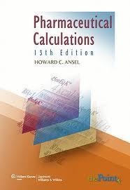 Pharmaceutical Calculations Chapters 2013-2014 (1434-1435):