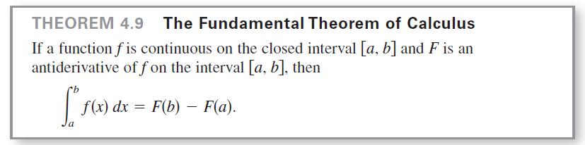 The Fundamental Theorem of Calculus 7 The Fundamental Theorem of Calculus The