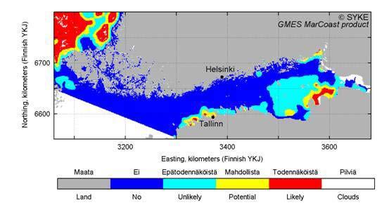 The environmental variables monitored with remote sensing Mapping and monitoring of land cover Fractional snow cover monitoring using Earth observation data Water Sea Surface Temparature Algal Blooms