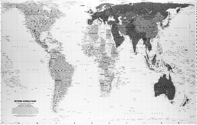 Peters Projection: an equal area map