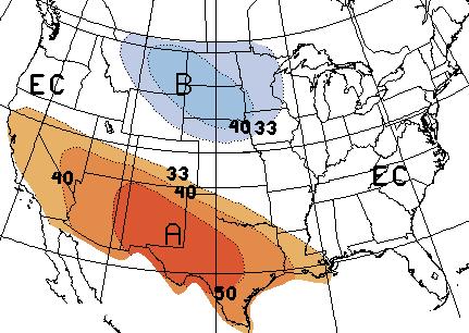 Temperature Outlook May - September 2006 Source: NOAA Climate Prediction Center The temperature outlook issued on April 20th has not changed appreciably since the March 2006 forecasts.