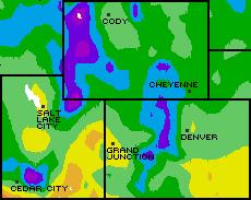 Temperature through 3/31/06 Source: High Plains Regional Climate Center Temperatures for most of the Intermountain West region for March 2006 were near average (Figures 2a-b) ranging from 15 F to 30