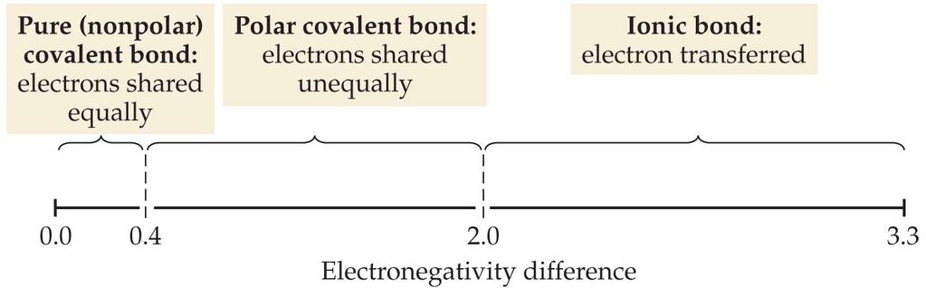 First consider bond polarities: