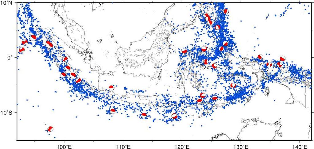 and arc-continent collision SEISMIC COMPLEXITY OF INDONESIAN REGION Complex plate