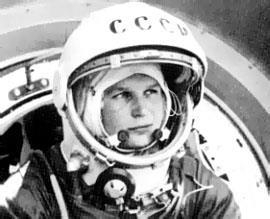 USSR Valentina Tereshkova First woman in space First ordinary person in space Textile worker and