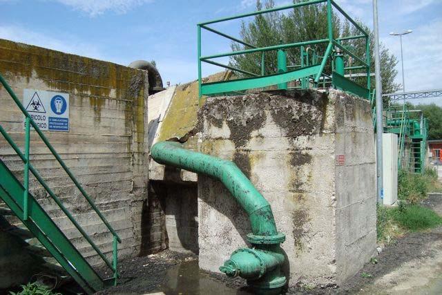 Figure 12 This aeration tank in the old wastewater