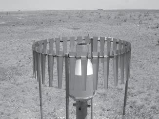 Windshields The Double Fence Intercomparison Reference gauge (DFIR, figure 1) was used as a standard for all other windshields in the WMO s intercomparison study and at the Marshall Field site study.