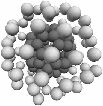 . Monolayer Ne atomic film (68 atoms) covering the fullerene C 60 molecule Fig. 3.