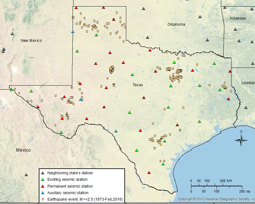 Portable Station Deployment Plan 2016-17 Permian Basin 2016-2017 - 6 stations near Pecos - 9 at Cogdell Field 2018-9 near Pecos and elsewhere PH C Ft Worth Basin 2016-2018 - 12 stations to be