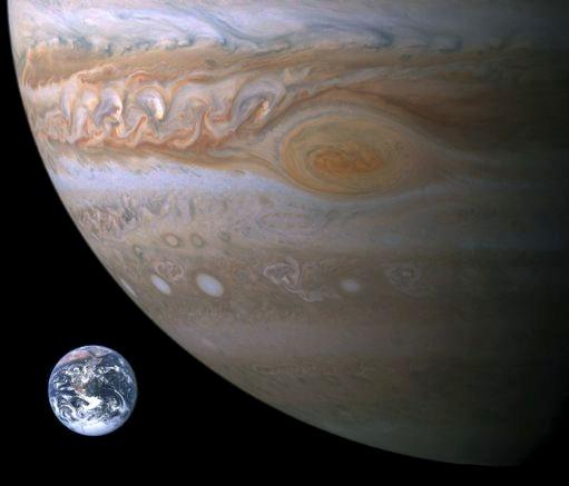 You are looking at the tops of clouds Jupiter Does Jupiter have a hard surface?