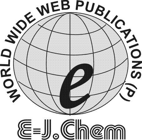 ISS: 0973-4945; CODE ECJHAO E- Chemistry http://www.e-journals.net Vol. 4, o. 4, pp.